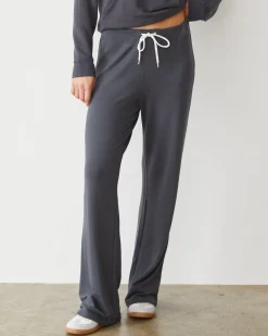 MONROW Supersoft Straight Leg Vintage Sweat VINTAGEBLACK Hot